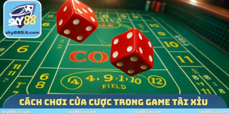 Cách chơi cửa cược trong game Tài xỉu